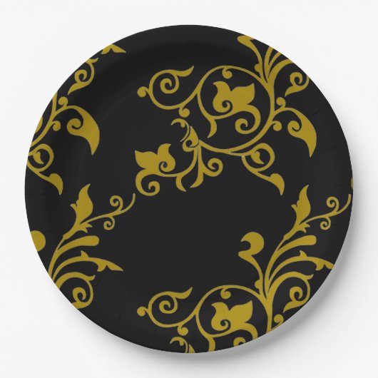 カスタムパーティーペーパープレート 🎉🍽 – おしゃれで使い捨て可能 ペーパープレート (正面)