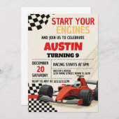 カスタムパーティー招待状子供へ 招待状 (正面/裏面)