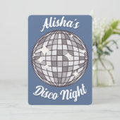 カスタムパーティー招待状 - ディスコバースデーパーティー 招待状 (スタンド正面)