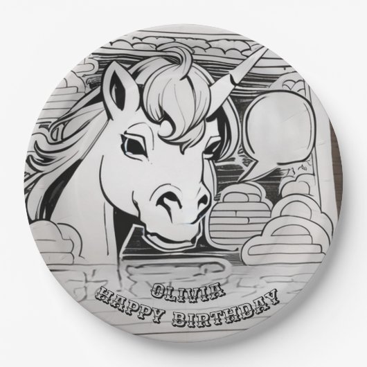 カスタムパーティー紙プレート ペーパープレート (正面)