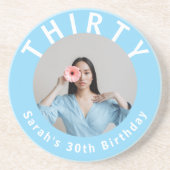 カスタムパーティー飲み物用コースター30th誕生日 コースター (正面)