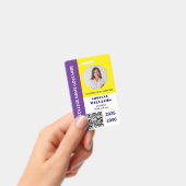 カスタムパープルスクールカレッジ大学生 バッジ (Handheld)