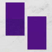 カスタムパープルハーフグリッター名刺 名刺 (正面/裏面)