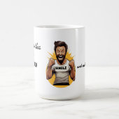 カスタムヒュー独身のとマグを混ぜ合わせる準備ができている コーヒーマグカップ (中央)