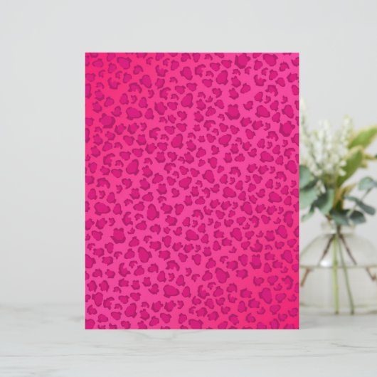 カスタムヒョウ印刷紙 (スタンド正面)