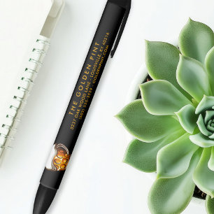 カスタムビアマグ ロゴ 醸造所 ビジネス 黒ボールペン