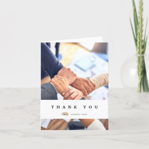 カスタムビジネスありがとうお畳みカード サンキューカード