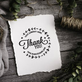 カスタムビジネスとサイト、ありがとう ラバースタンプ