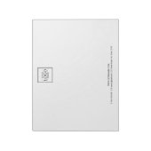 カスタムビジネスのロゴとカスタム文字 ノートパッド (回転)