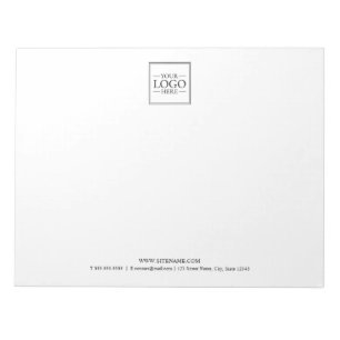 カスタムビジネスのロゴとカスタム文字 ノートパッド