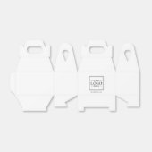 カスタムビジネスのロゴとカスタム文字 フェイバーボックス (折り畳みなし)