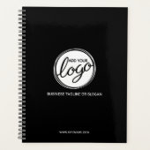 カスタムビジネスのロゴとカスタム文字 プランナー手帳 (正面)