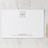 カスタムビジネスのロゴとカスタム文字 ペーパーパッド (インサイチュ)