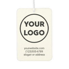 カスタムビジネスのロゴと情報の連絡プロモーション カーエアーフレッシュナー