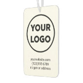 カスタムビジネスのロゴと情報の連絡プロモーション カーエアーフレッシュナー (左)