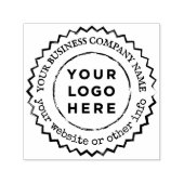 カスタムビジネスのロゴの目印ラウンド縁ど セルフインキングスタンプ (デザイン)