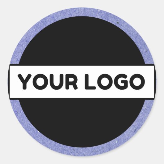カスタムビジネスのロゴまたはイメージ ラウンドシール (正面)