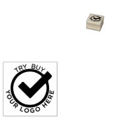 カスタムビジネスのロゴまたはイメージ ラバースタンプ (押印)