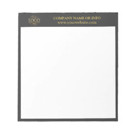 カスタムビジネスのロゴグレー金ゴールドブランドのプロモーション ノートパッド