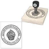 カスタムビジネスのロゴサイズかわいいスタンプ ラバースタンプ (押印)