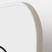 カスタムビジネスのロゴピックボールパドル ピックルボールラケット (左詳細)