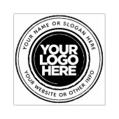 カスタムビジネスのロゴラウンド ラバースタンプ (インプリント)