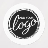 カスタムビジネスのロゴラベル ラベル (デザイン2)