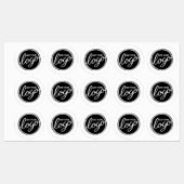 カスタムビジネスのロゴラベル ラベル (シート)