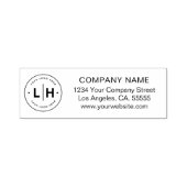 カスタムビジネスのロゴ企業のブランディング セルフインキングスタンプ (デザイン)