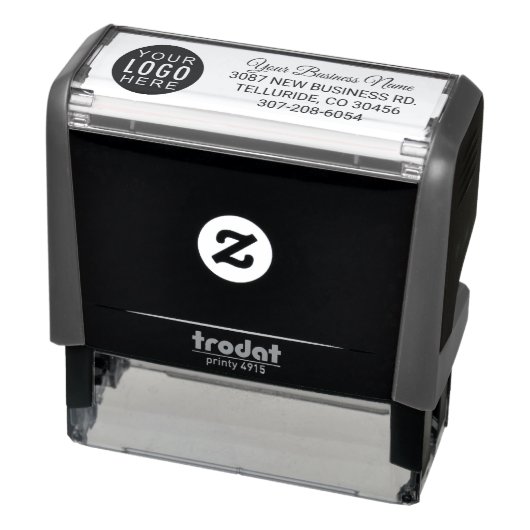 カスタムビジネスのロゴ企業の差出人住所 セルフインキングスタンプ (商品)