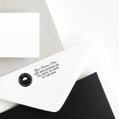 カスタムビジネスのロゴ企業の差出人住所 セルフインキングスタンプ