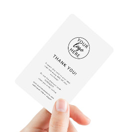 カスタムビジネスのロゴ割引カード 割引カード