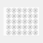 カスタムビジネスのロゴ名の情報ラパーソナライズされたベル ラベル (シート)