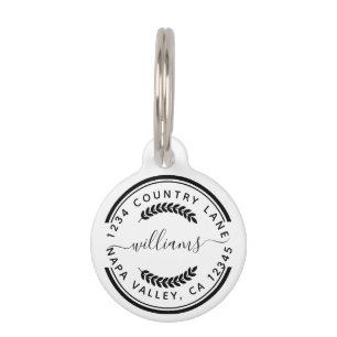 カスタムビジネスの宣伝用ロゴ ペット　ネームタグ