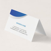 カスタムビジネスの宣伝用ロゴ 名刺 (裏面)