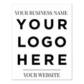 カスタムビジネスエレガントロゴ名Webサイト ラバースタンプ (インプリント)