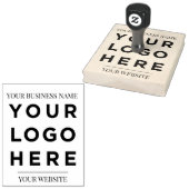 カスタムビジネスエレガントロゴ名Webサイト ラバースタンプ (押印)