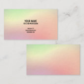 カスタムビジネスカークールドRainbowパーソナライズされた 名刺 (正面/裏面)