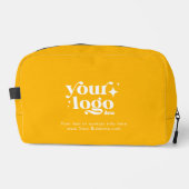 カスタムビジネスクールロゴ可愛いスタイリッシュ濃い黄色 ドップキット (正面)