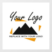 カスタムビジネスデザイン あなたの会社のロゴを追加 ウィンドウサイン (シート)