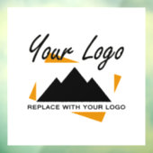 カスタムビジネスデザイン あなたの会社のロゴを追加 ウィンドウサイン (シート3)