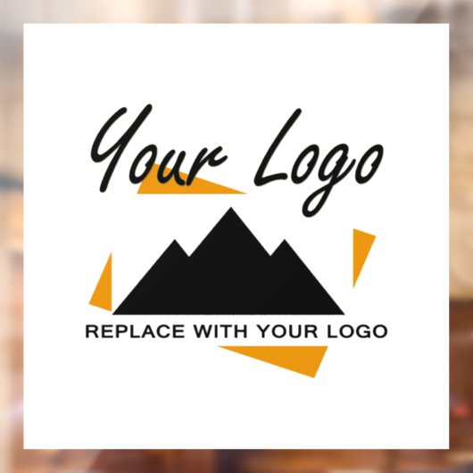 カスタムビジネスデザイン あなたの会社のロゴを追加 ウィンドウサイン (シート2)