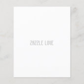 カスタムビジネスフライヤーの チラシ (裏面)