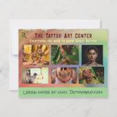 カスタムビジネスフライヤーグリーンブランディングテンプレート ノートカード (正面)