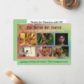 カスタムビジネスフライヤーグリーンブランディングテンプレート ノートカード (正面/裏面インサイチュ)