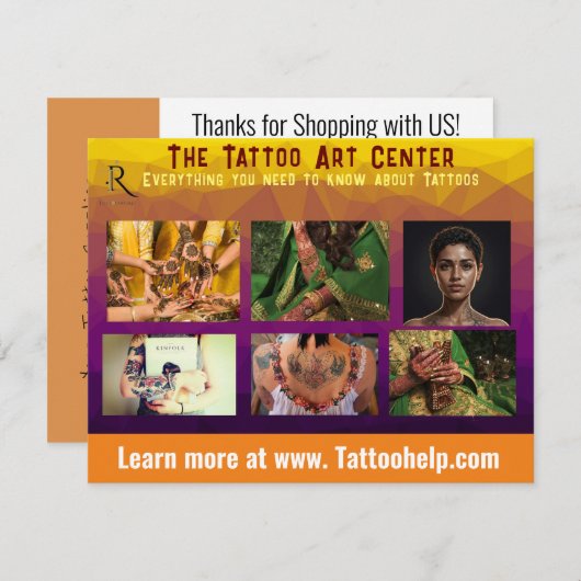 カスタムビジネスフライヤーブランディングテンプレート ノートカード (正面/裏面)