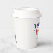 カスタムビジネスモダン文字ロゴ紙カップ 紙コップ (右)