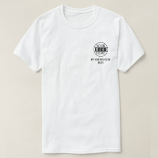 カスタムビジネスロゴとスローガン Tシャツ