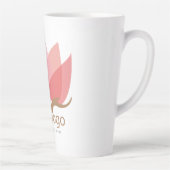 カスタムビジネスロゴのアップロードID621 カフェラテマグ (右)