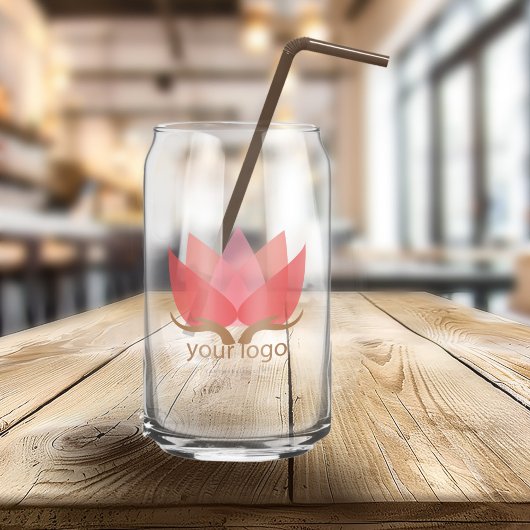 カスタムビジネスロゴのアップロードID621 ガラス缶